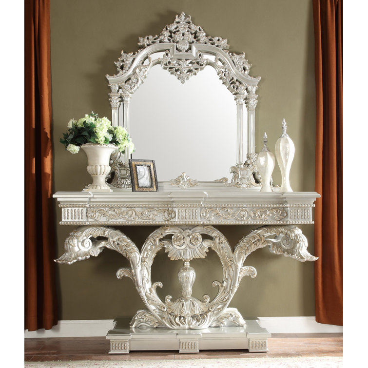 Direct Marketplace 23'' Console Table and Mirror Set Wayfair